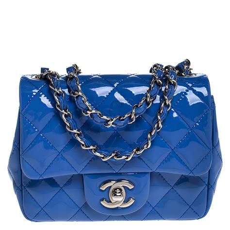 chanel 2013 blue patent|Chanel 2.55 bag.